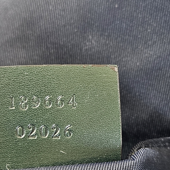 Gucci Vintage Nylon Tote Bag Blue Red Cream NWOT - Picture 4 of 14